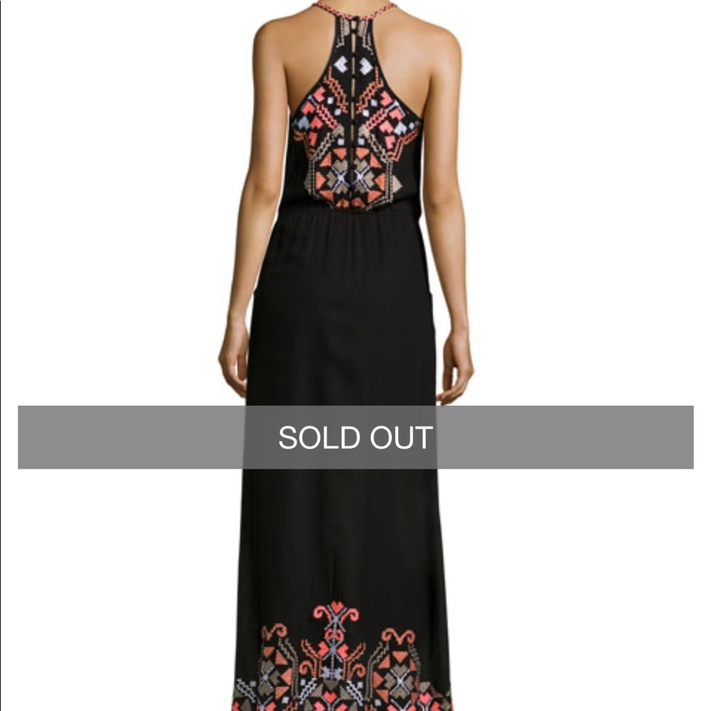 Yoana Baraschi Fiji Geo Embroidered Racer Maxi - Picture 7 of 8